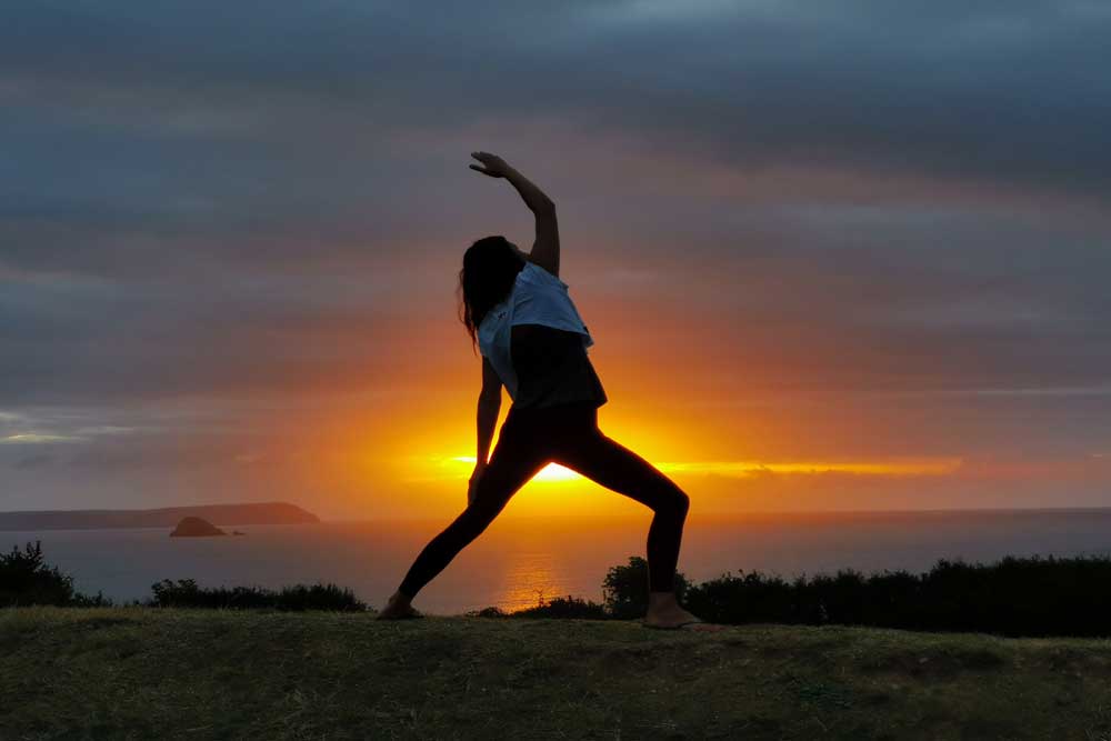 Yoga on a Cornish Beach | Beach Retreats