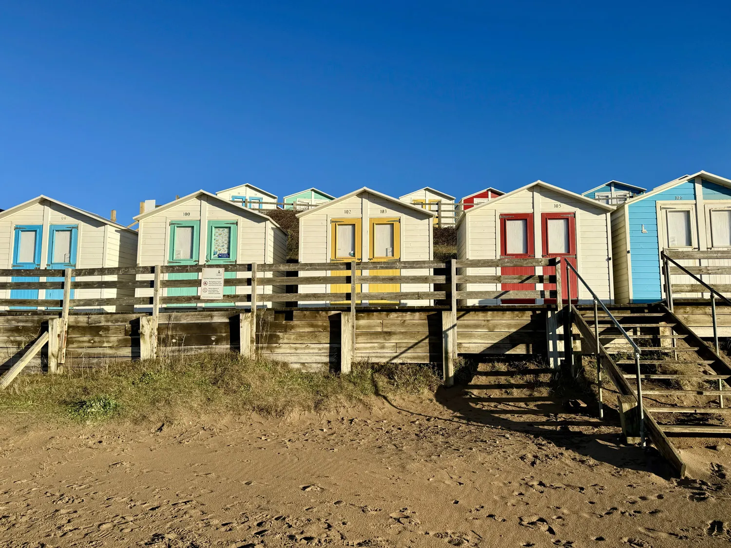 Bude beach huts